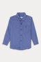 Boys Band Collar Casual Shirt BS23-08 Bluish Gray