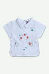 Girls Branded Graphic T-Shirt - White