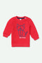 Boys Graphic Fleece Sweatshirt - Red