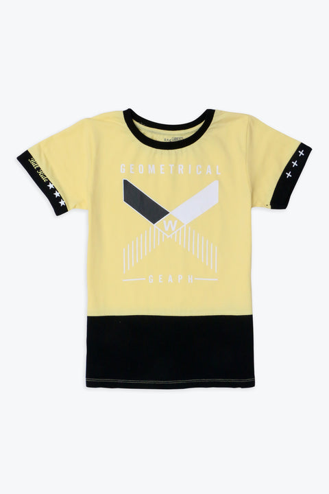 Boy Graphic 2-Piece Suit - Yellow