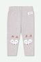 Girls Branded Terry Fleece Pajama - Fawn