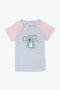 Women's Branded Graphic Raglan T-Shirt - Heather Gray