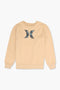 Boys Branded Fleece Sweatshirt - Golden Yellow