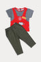 Kids Embellish 2-Piece Suit 2029-A - Red