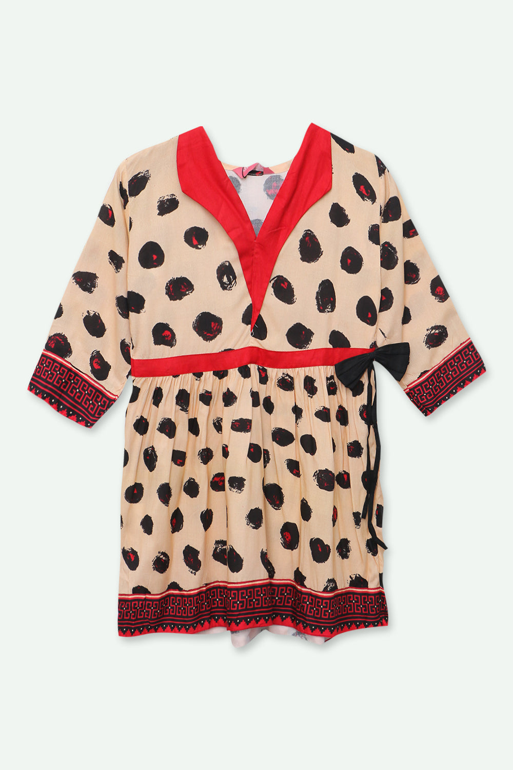 Girls Printed Long Kurti S0467
