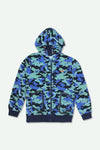 Boys ZARA Brand Terry Hoodie - Camouflage