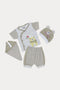 Infant Baby 4-Piece Suit 03 - Green