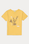 Women's Graphic T-Shirt WT10 - Yellow