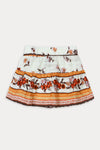 Girls Printed Mini Skirt - Multi