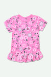 Girls Branded Graphic T-Shirt - Pink