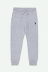 Boys U.S Polo Fleece Trouser - L/Gray