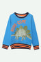 Boy Branded Graphic Tee F/S - Blue