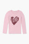 Girls Branded Graphic Tee F/S - Pink
