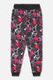 Women's Printed Jogger Trouser - Black