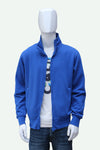Men Fleece Zipper Jacket - R/Blue