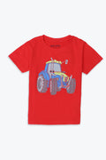Boys Branded Graphic T-Shirt - Red