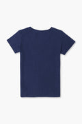 Women's Branded Graphic T-Shirt - Navy