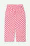 Women's Printed Belt Plazo - Pink