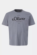 Men Brand: S.Oliver 100% Original Bangladesh Fabric Tees - Gray