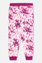 Women's Printed Jogger Trouser - L/Pink