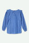 Girls Denim Shirt With Frill F/S GDT-004