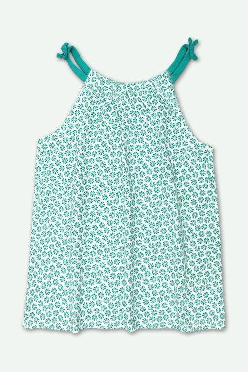 Girls graphic Tank Top - Green
