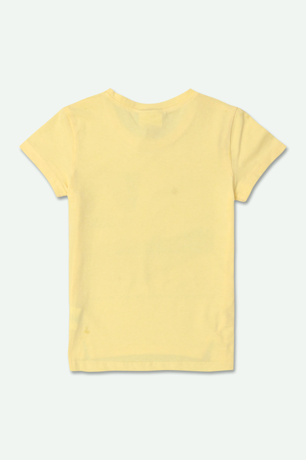 Girls Branded Graphic T-Shirt - Yellow