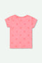 Girls Sequins Graphic T-Shirt - Pink