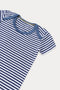 Kids Unisex Branded Stripes Romper - Navy & White