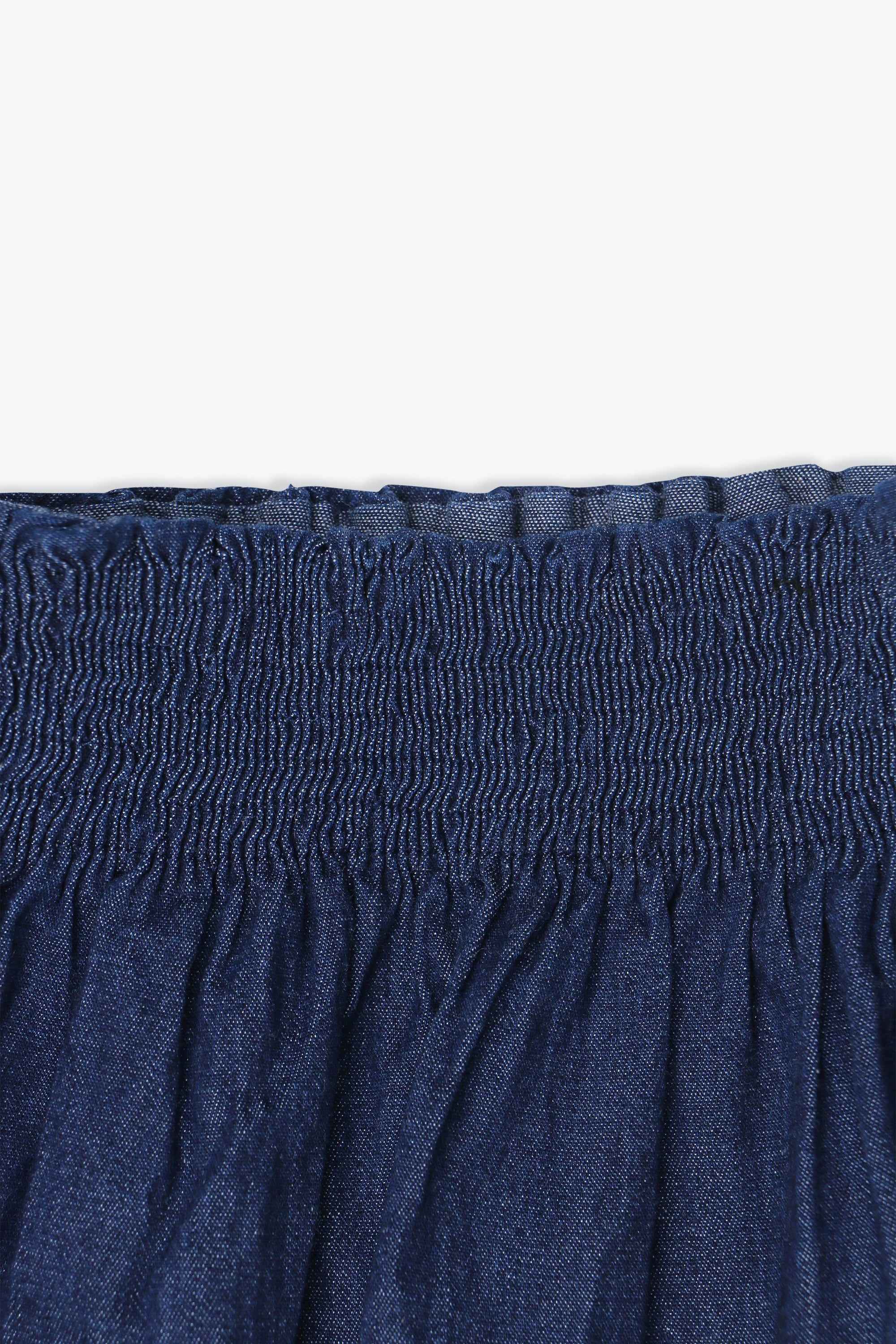 Girls Embellish Mini Skirt - Denim