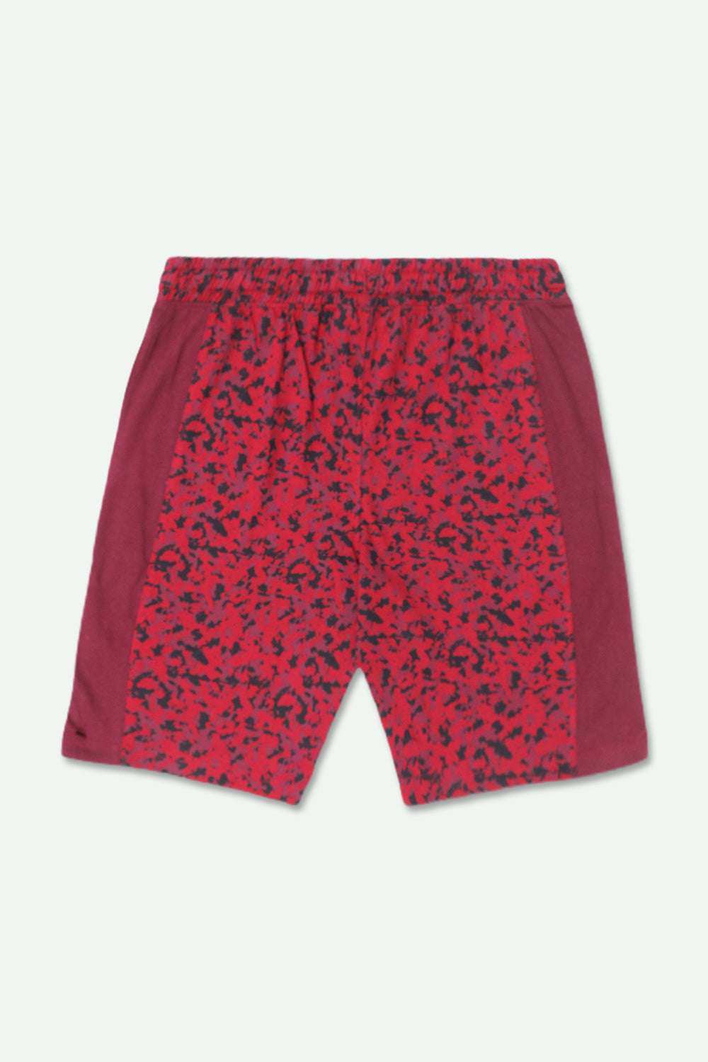 Men Branded Camouflage Short - Red
