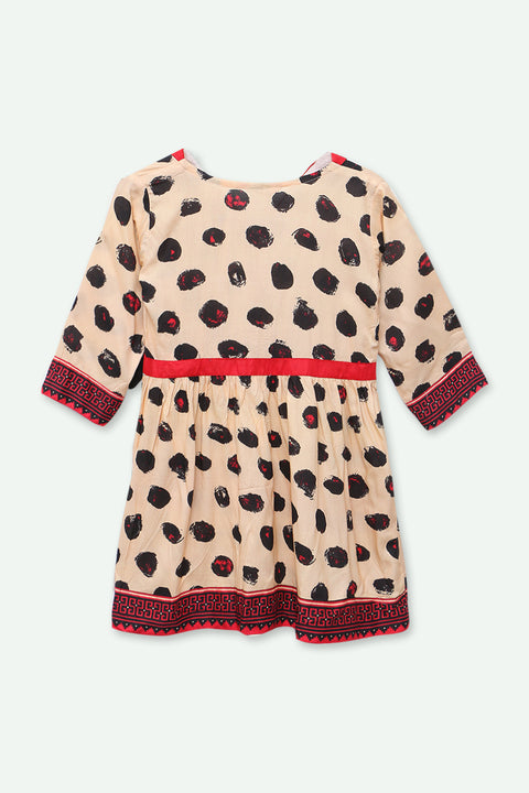 Girls Printed Long Kurti S0467