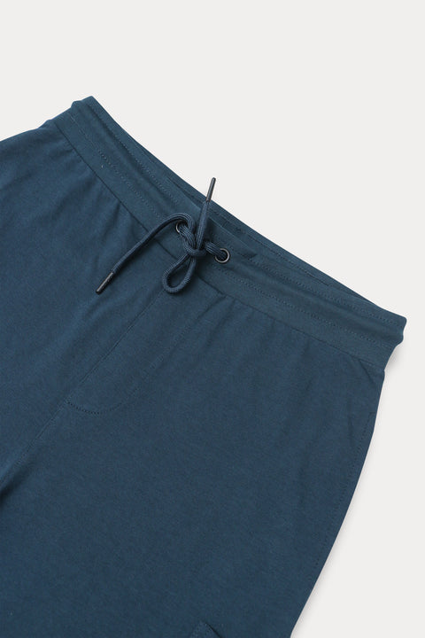 Men Cargo Pocket Short 04 - Jeans Blue