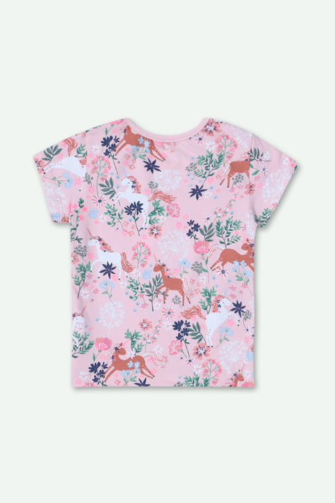 Girls Next Graphic T-Shirt - Pink