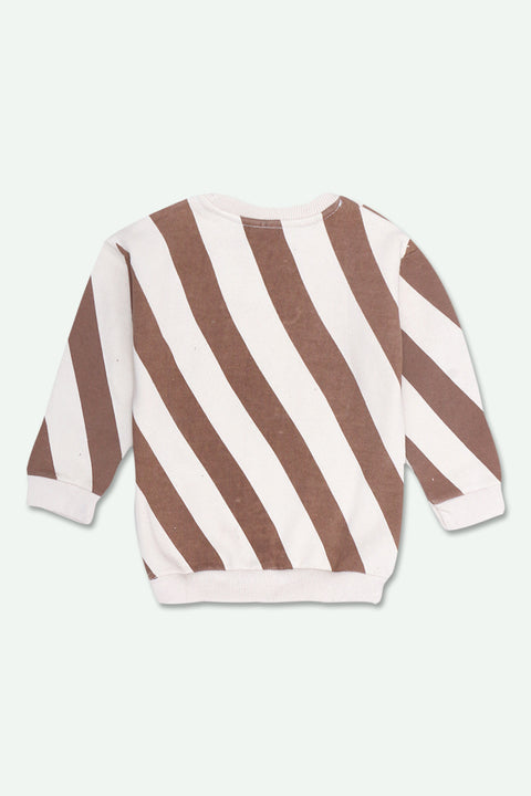 Boys Graphic Fleece Sweatshirt - Fawn