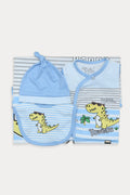 Infant Baby 5-Piece Suit Gift Set 016 - Blue