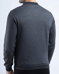 Men Pique Zipper Jacket MJT02 - Charcoal