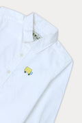 Boys Band Collar Casual Shirt BS23-20 White