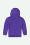 Girls Graphic Fleece Hoodie Sweatshirt - Purple