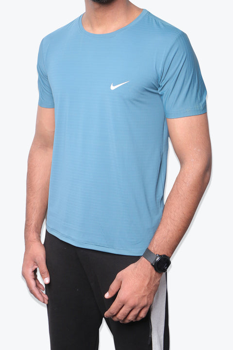 Men Sports Wear T-Shirt - Air Force Blue