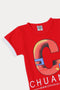 Boy Graphic 2-Piece Suit R03 - Red
