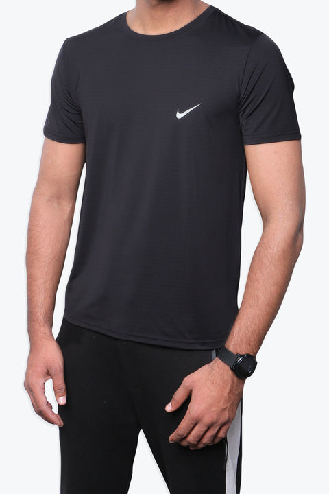 Men Sports Wear T-Shirt - Black