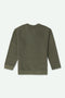Boys Branded Graphic Terry Sweatshirt - Olive