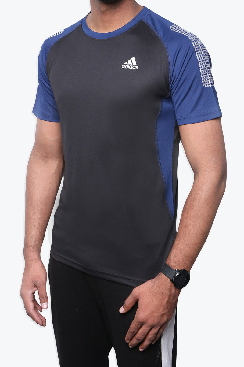 Men Sports Wear TShirt Black Navy Expostorepk