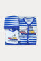 Infant Baby 5-Piece Suit Gift Set 02 - Royal Blue