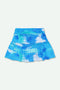 Girls Tie & Dye Jersey Skirt - Blue