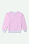 Girls Graphic Fleece Sweatshirt - Pink