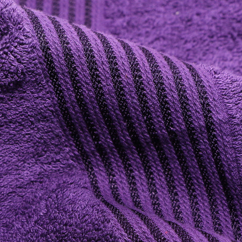 Dyed Cotton Hand Towel 50x100 - Purple