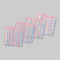 Colorful Printed Wash Towel Pack Of 4 - Assorted