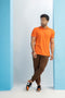 Men Cut&Sew Jogger Trouser MTJ07 - D/Brown